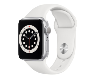 Apple Watch 6 40/Silver Aluminium/White Sport GPS - 592195 - zdjęcie 1